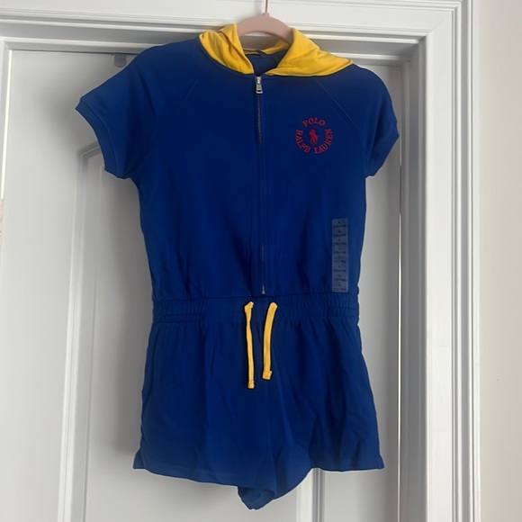 RALPH LAUREN GIRL ROMPER NWT - Picture 1 of 3